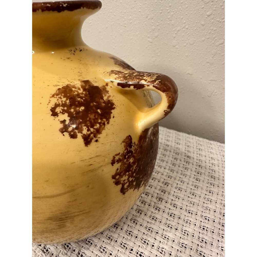 Made in Italy Ceramic Vase Home Decor Vintage Rustic Distress Tuscan Farmhouse - Picture 7 of 13